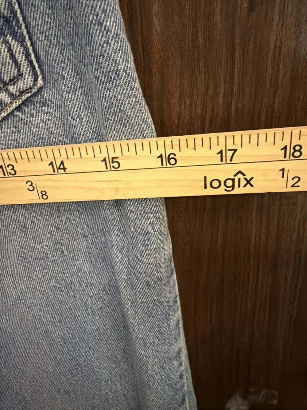 Moms Loose Wide Legs High Waist Jeans 2 W26”/L 26”